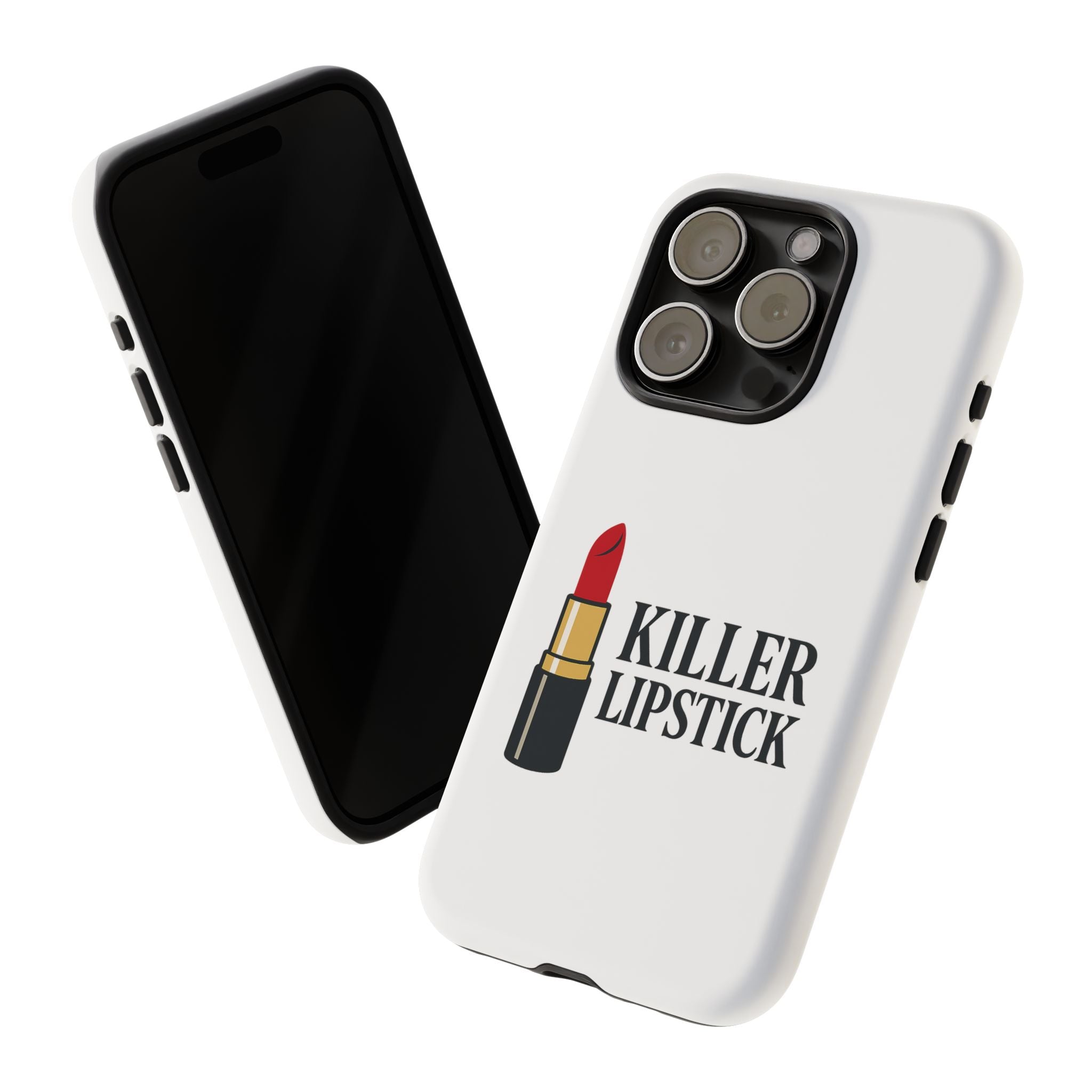 Killer Lipstick Phone Case, Tough Cases, Makeup Lover Gift, Fashion Accessory, Lipstick Lover, Unique Phone Cover