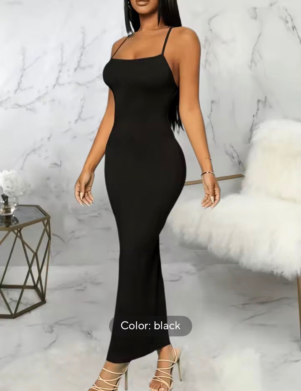 bodycon maxi dress