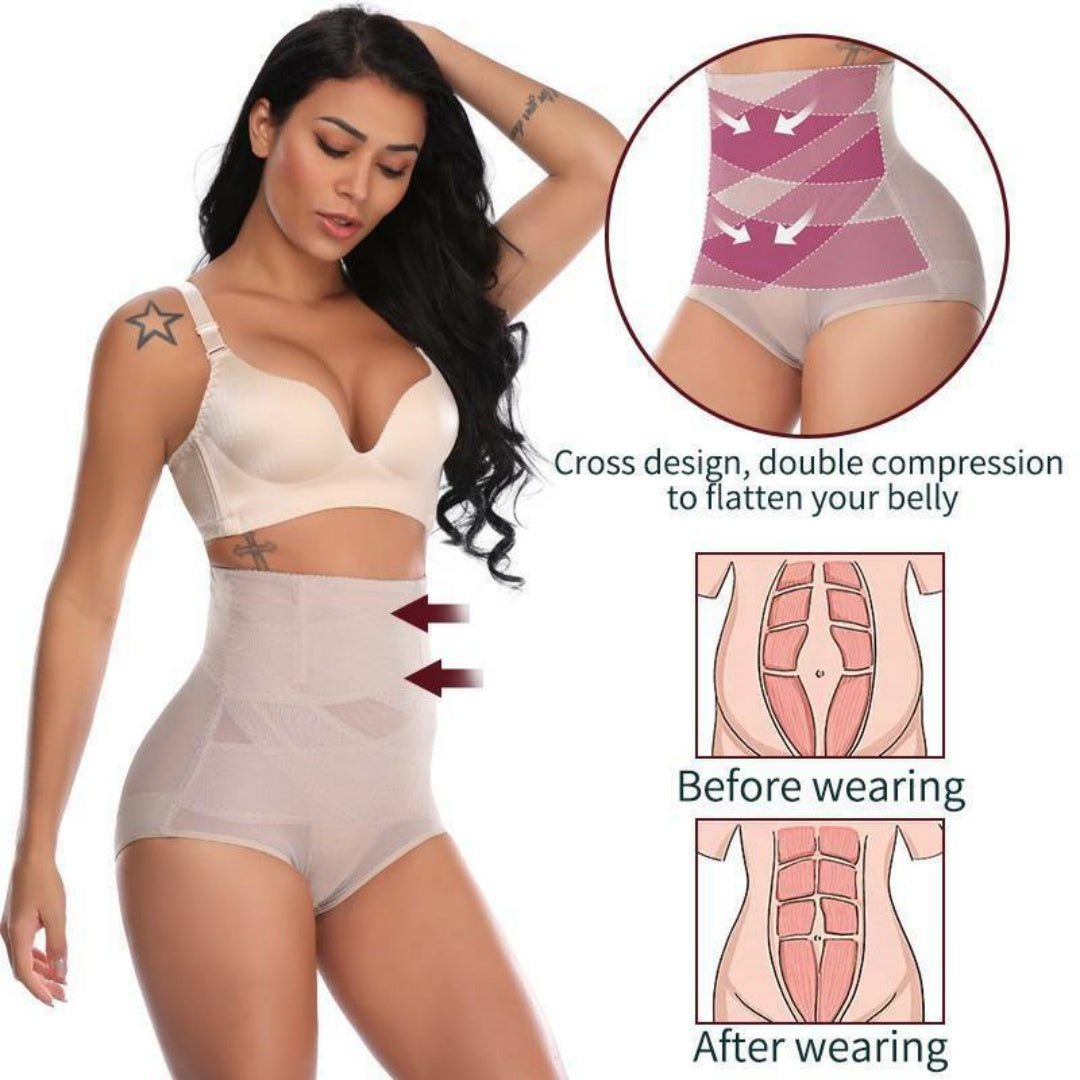 Sculpting High-Waist Shapewear Shorts Tummy control Seamless Fit